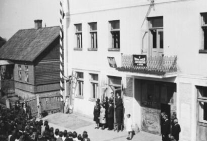 Rok 1946. Budynek liceum, dzi Poradnia Psychologiczna